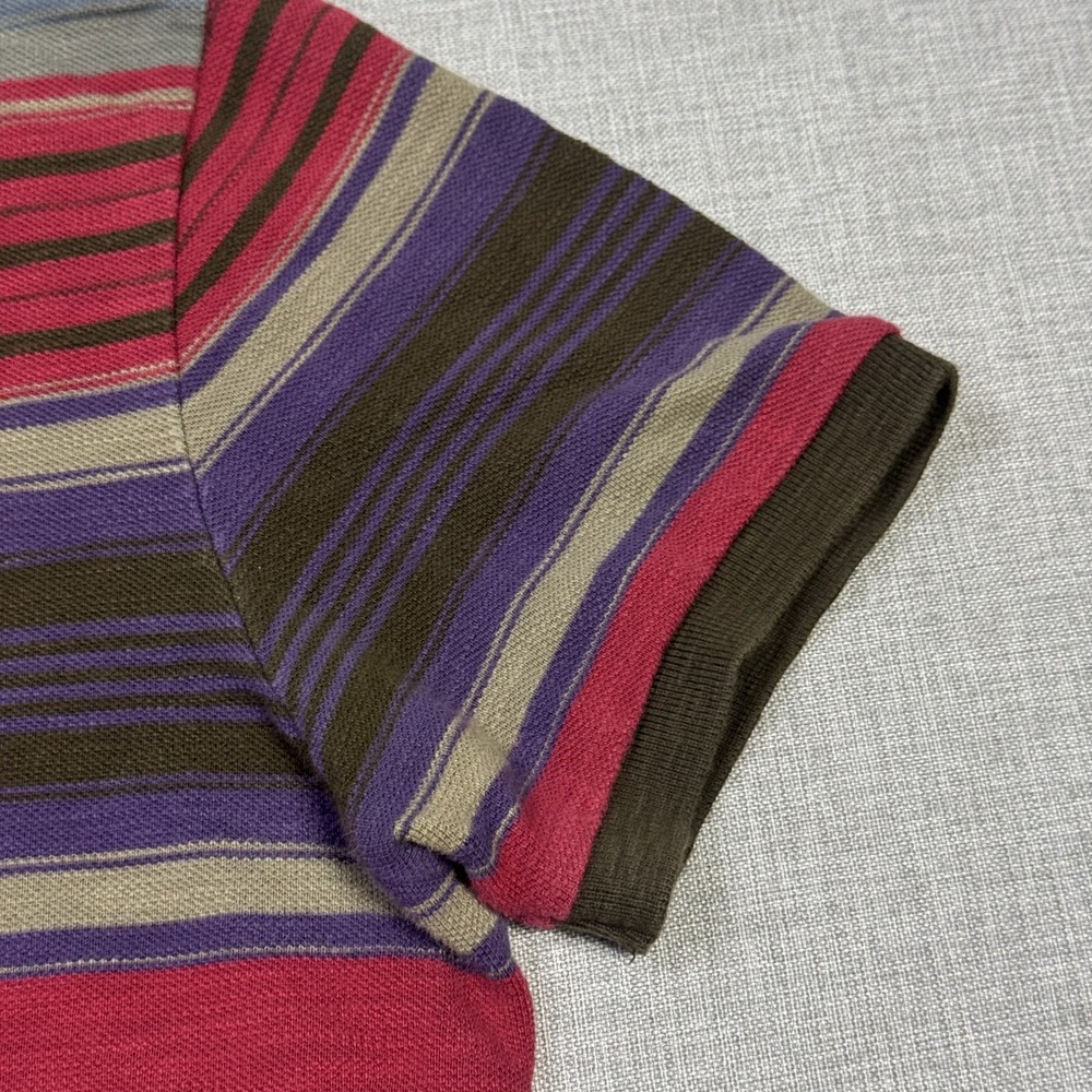 Polo Ralph Lauren Southwestern Striped Polo Shirt Mens Medium Multicolor Cotton - Picture 7 of 10